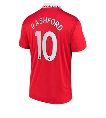 Manchester United Marcus Rashford #10 Hjemmedrakt 2022-23 Kortermet